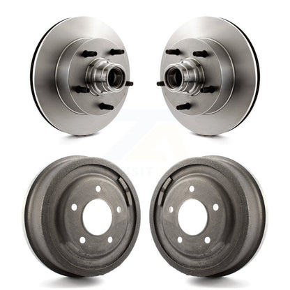 Kit de tambours de rotors de frein avant et arrière pour Ford E-150 Econoline Club Wagon de 1994 à 1999