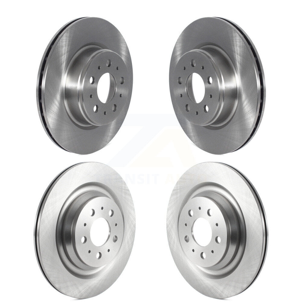 Kit de rotor de frein à disque avant et arrière pour Tesla 3 2017 – 2022 avec étrier peint en gris