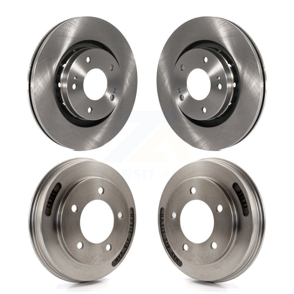 Kit de tambour de Rotor de frein avant et arrière, pour Mitsubishi Lancer Ralliart jusqu'à 03 09 2009