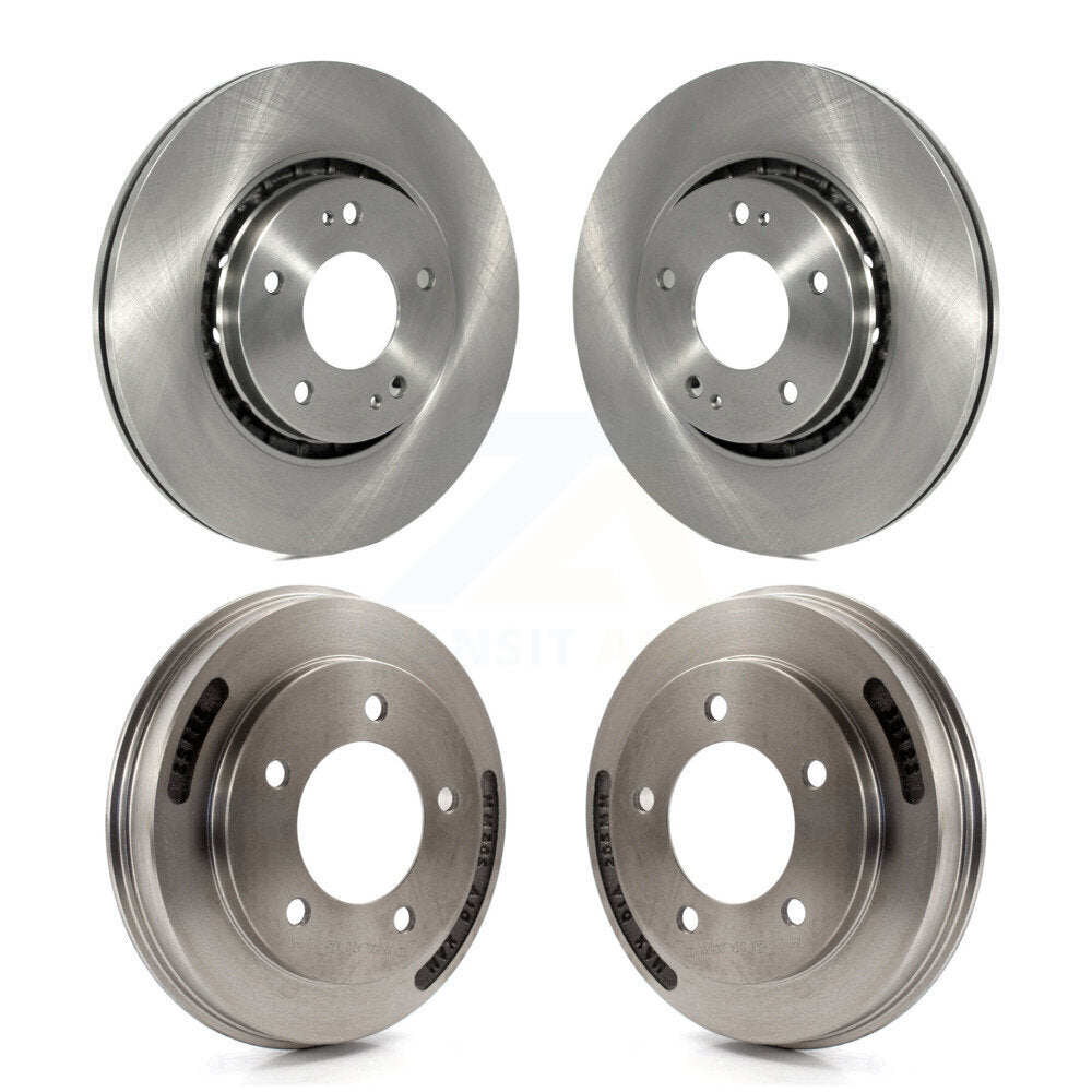 Kit de tambours de rotors de frein avant et arrière pour Mitsubishi Lancer Ralliart 2009 à partir de 04 0