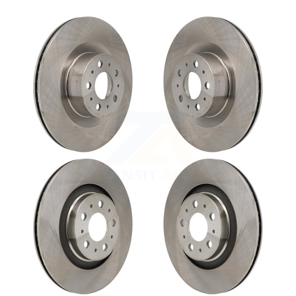 Kit de rotor de frein à disque avant et arrière pour Tesla Y 2020 – 2023 avec étrier peint en gris