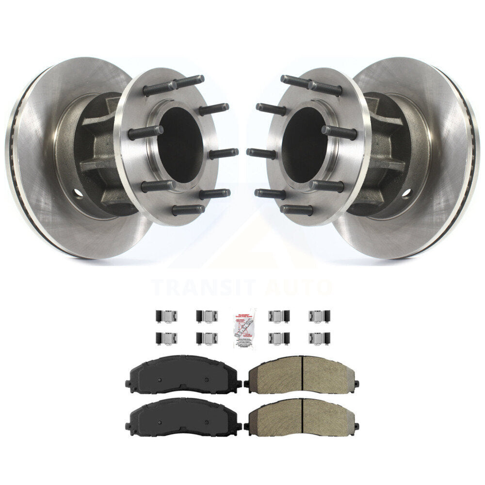 Kit de plaquettes semi-métalliques de Rotor de frein à disque avant, pour Ford F-350 Super Duty F-250 RW
