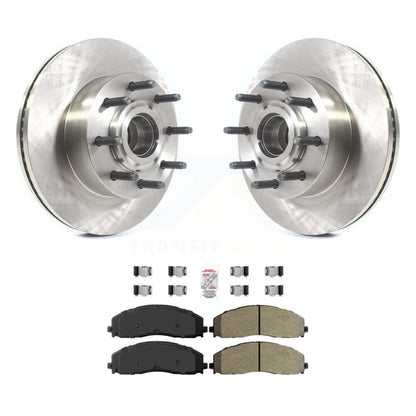 Kit de plaquettes semi-métalliques de moyeu de Rotor de frein à disque avant, pour Ford F-350 Super Duty F-25