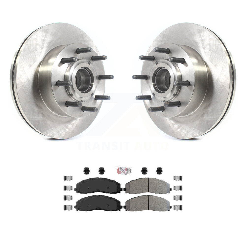 Kit de plaquettes semi-métalliques de moyeu de Rotor de frein à disque avant, pour Ford F-350 Super Duty F-25
