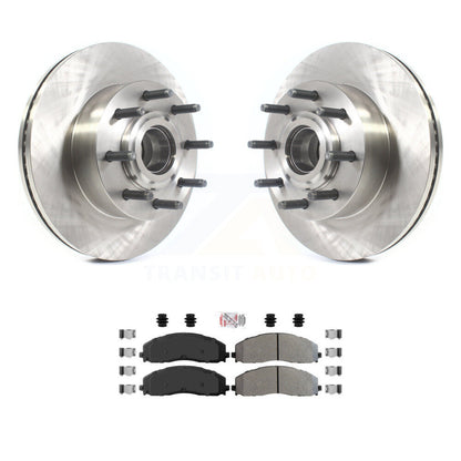 Kit de plaquettes semi-métalliques de moyeu de Rotor de frein à disque avant, pour Ford F-350 Super Duty F-25