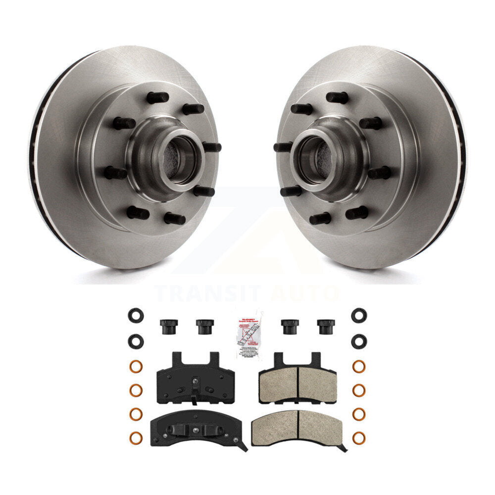Kit de plaquettes semi-métalliques de moyeu de Rotor de frein avant, pour Chevrolet GMC C2500 Express 350