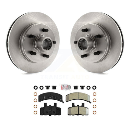 Rotors de frein à disque avant et Kit de plaquettes semi-métalliques pour Chevrolet GMC Suburba C1500