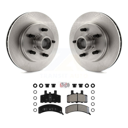 Rotors de frein à disque avant et Kit de plaquettes semi-métalliques pour Chevrolet GMC Suburba C1500