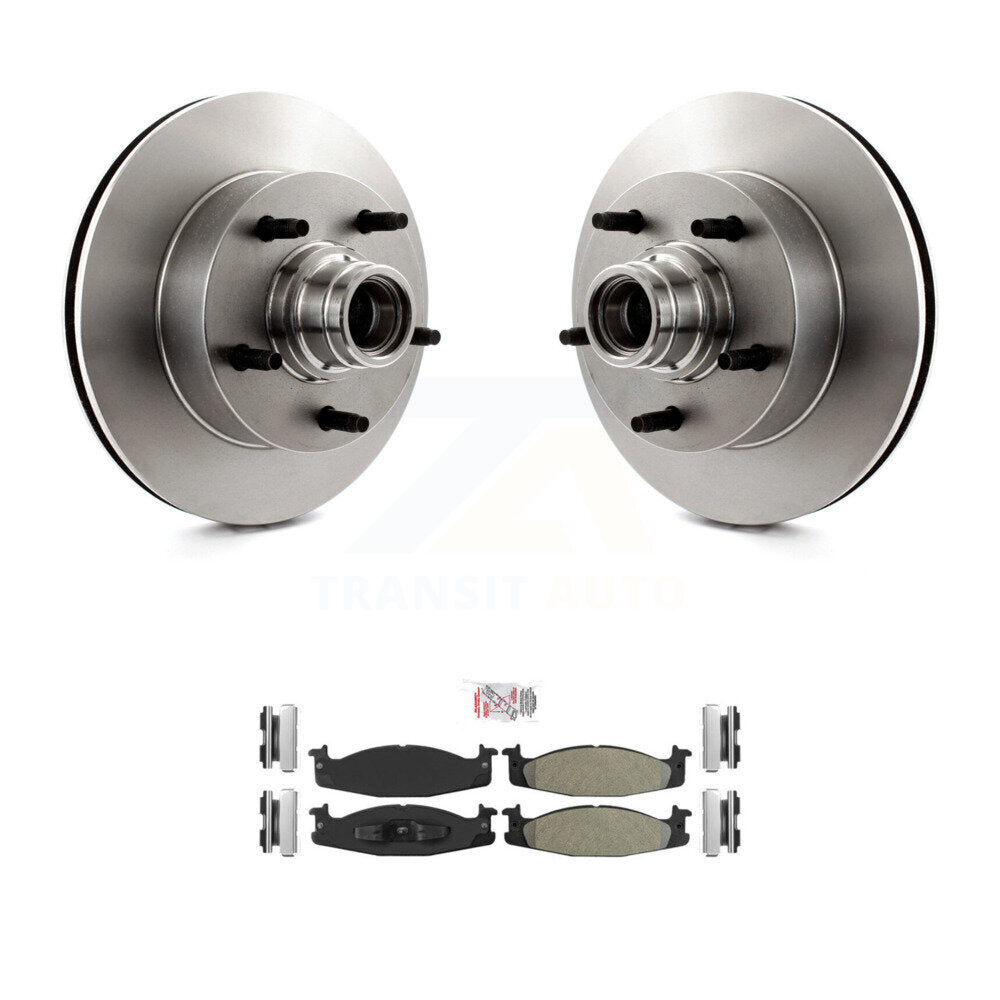Kit de plaquettes semi-métalliques de Rotor de frein à disque avant, pour Ford E-150 Econoline Club Wago
