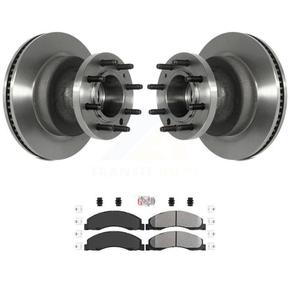 Kit de plaquettes semi-métalliques de moyeu de Rotor de frein à disque avant pour Ford E-350 Super Duty E-45