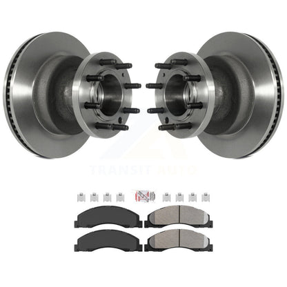 Kit de plaquettes semi-métalliques de moyeu de Rotor de frein à disque avant pour Ford E-350 Super Duty E-45