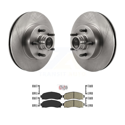 Kit de moyeu de rotors de frein à disque avant et de plaquettes en céramique pour Ford Ranger RWD 2010-2011