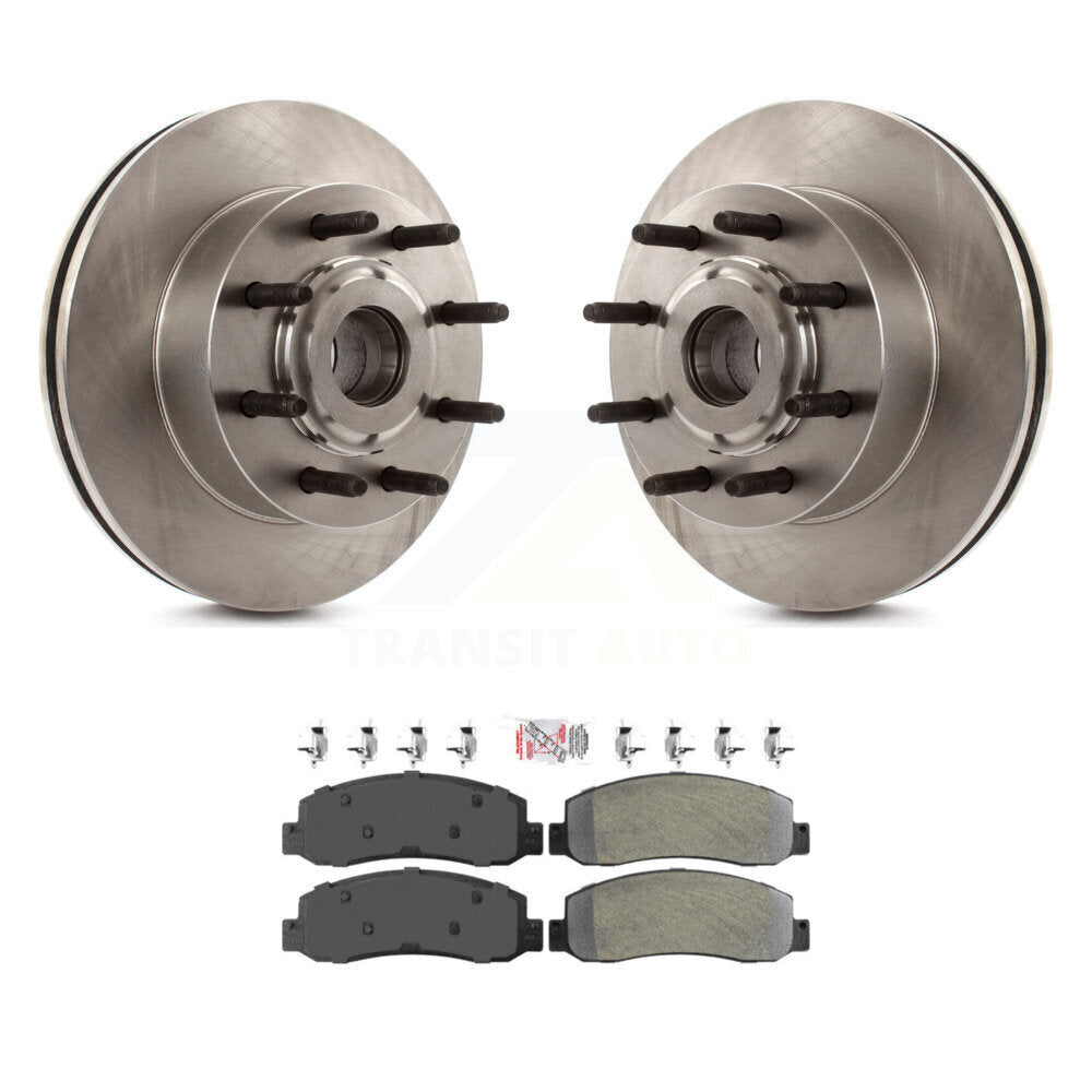 Kit de plaquettes semi-métalliques de Rotor de frein à disque avant, pour Ford F-350 Super Duty F-250 RW