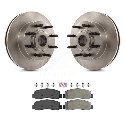 Kit de plaquettes semi-métalliques de Rotor de frein à disque avant, pour Ford F-350 Super Duty F-250 RW