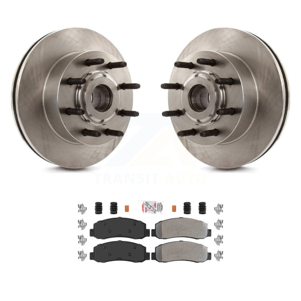Kit de plaquettes semi-métalliques de Rotor de frein à disque avant, pour Ford F-350 Super Duty F-250 RW