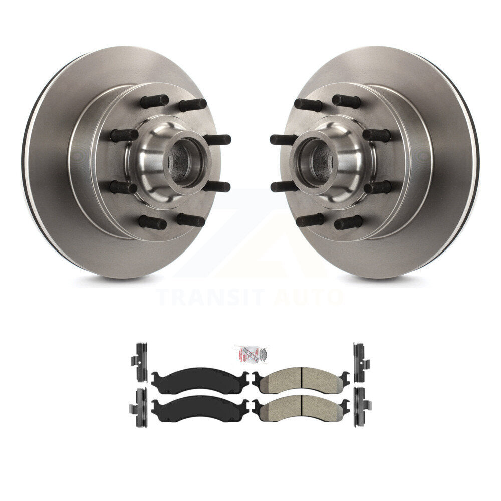 Kit de plaquettes semi-métalliques de moyeu de Rotor de frein avant, pour Ford F-250 F-350 E-350 Econolin