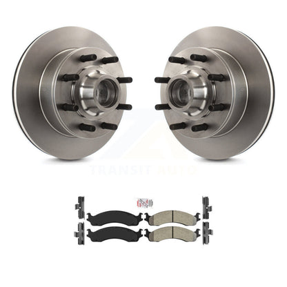 Kit de plaquettes semi-métalliques de moyeu de Rotor de frein avant, pour Ford F-250 F-350 E-350 Econolin