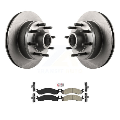 Kit de plaquettes semi-métalliques de moyeu de Rotor de frein avant, pour Ford E-350 Super Duty E-250 Clu