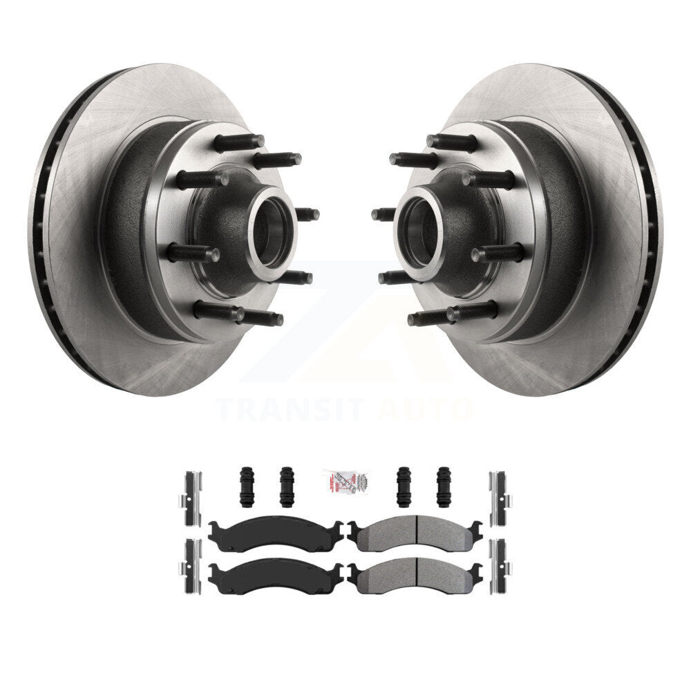 Kit de plaquettes semi-métalliques de moyeu de Rotor de frein avant, pour Ford E-350 Super Duty E-250 Clu