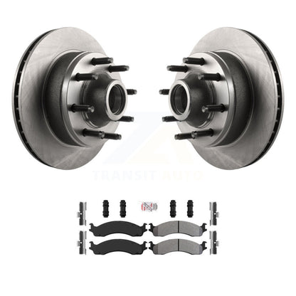 Kit de plaquettes semi-métalliques de moyeu de Rotor de frein avant, pour Ford E-350 Super Duty E-250 Clu