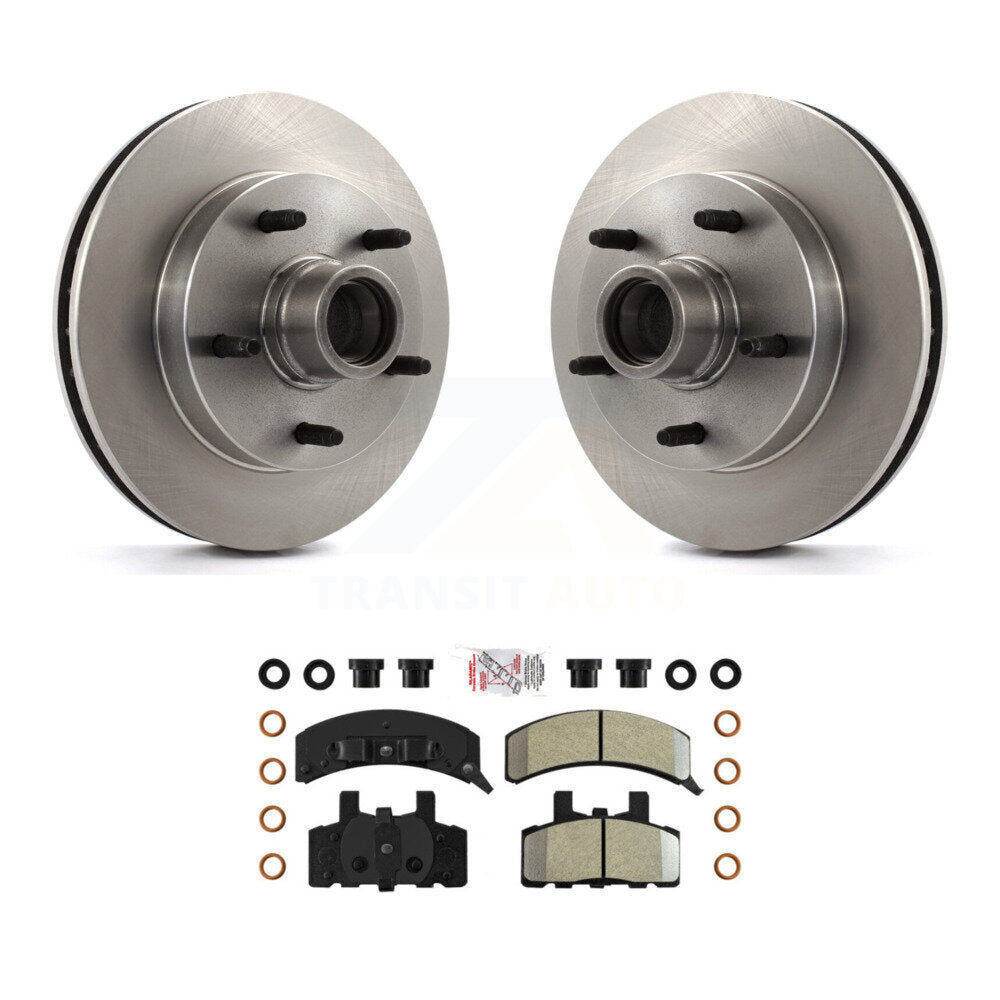 Rotors de frein à disque avant et kit de plaquettes semi-métalliques pour Dodge Ram 1500 RW 1994-1999