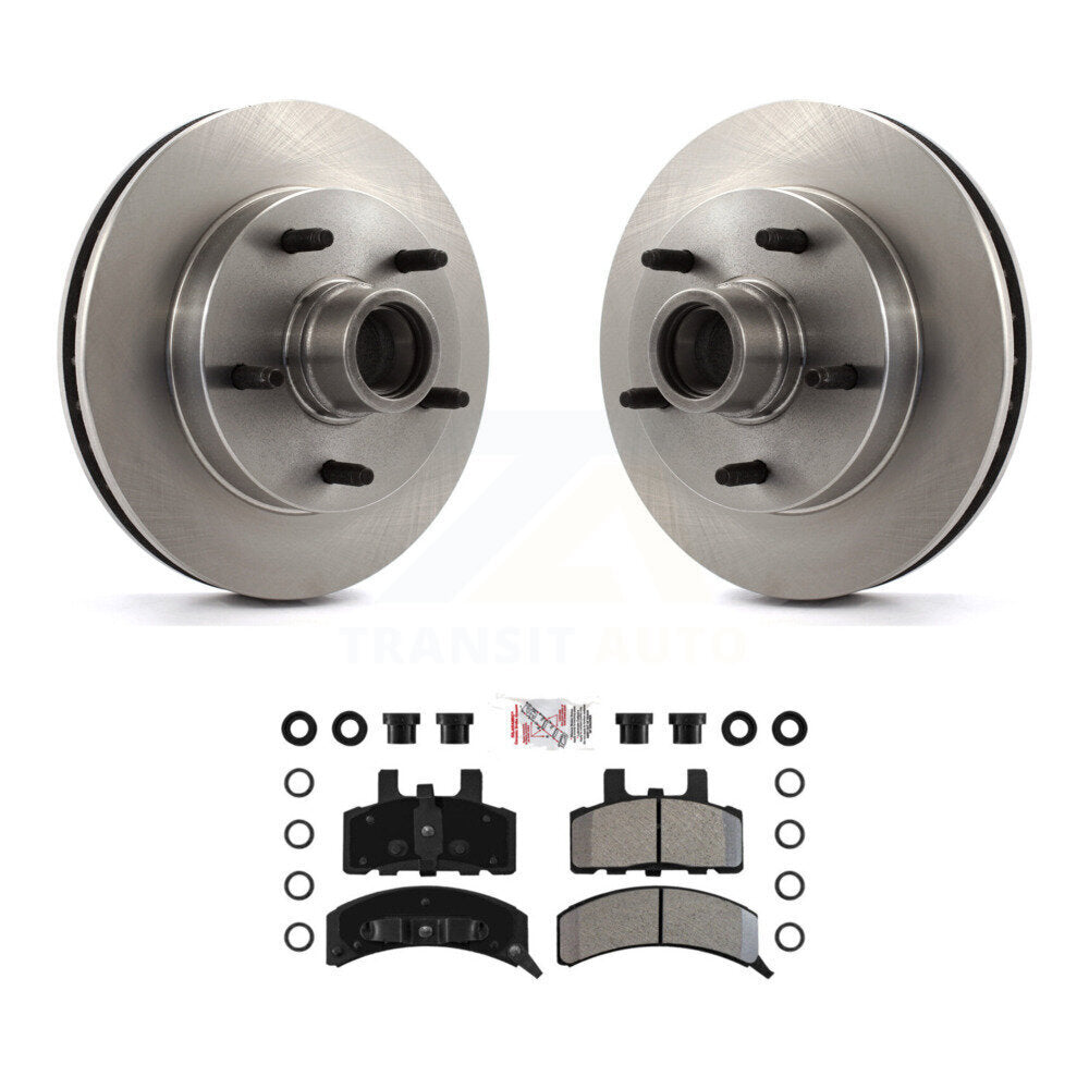 Rotors de frein à disque avant et kit de plaquettes semi-métalliques pour Dodge Ram 1500 RW 1994-1999