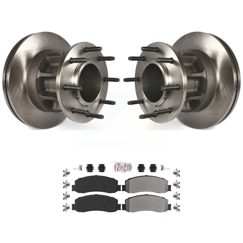 Kit de plaquettes de frein semi-métalliques pour rotors de frein avant, pour Ford F-350 Super Duty RW 2011