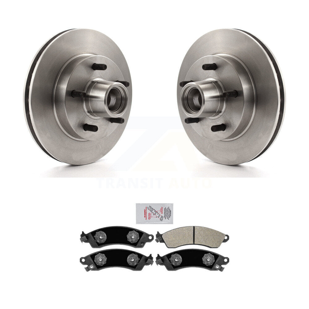 Rotors de frein avant et Kit de plaquettes semi-métalliques pour frein arrière à disque Chevrolet Camaro