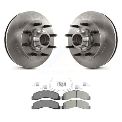 Kit de plaquettes semi-métalliques de moyeu de Rotor de frein à disque avant, pour Ford F-350 Super Duty F-25