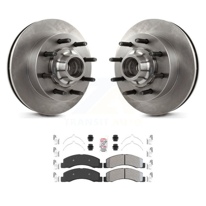 Kit de plaquettes semi-métalliques de moyeu de Rotor de frein à disque avant, pour Ford F-350 Super Duty F-25