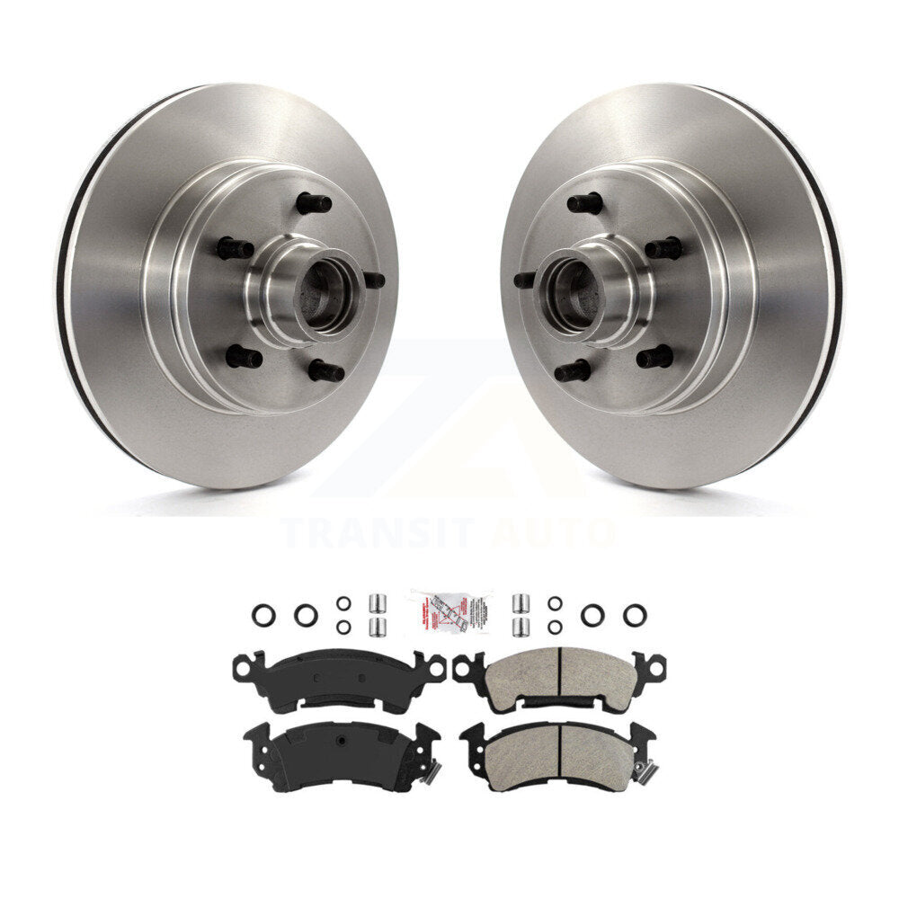 Kit de plaquettes semi-métalliques de moyeu de rotors de frein à disque avant pour Chevrolet Astro GMC Safar