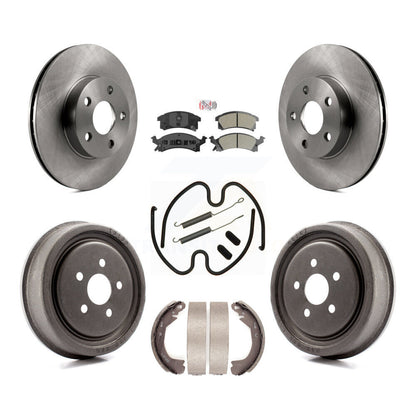 Kit de plaquettes et tambours semi-métalliques pour Rotor de frein avant et arrière (7 pièces) pour Chevrolet Cavalie