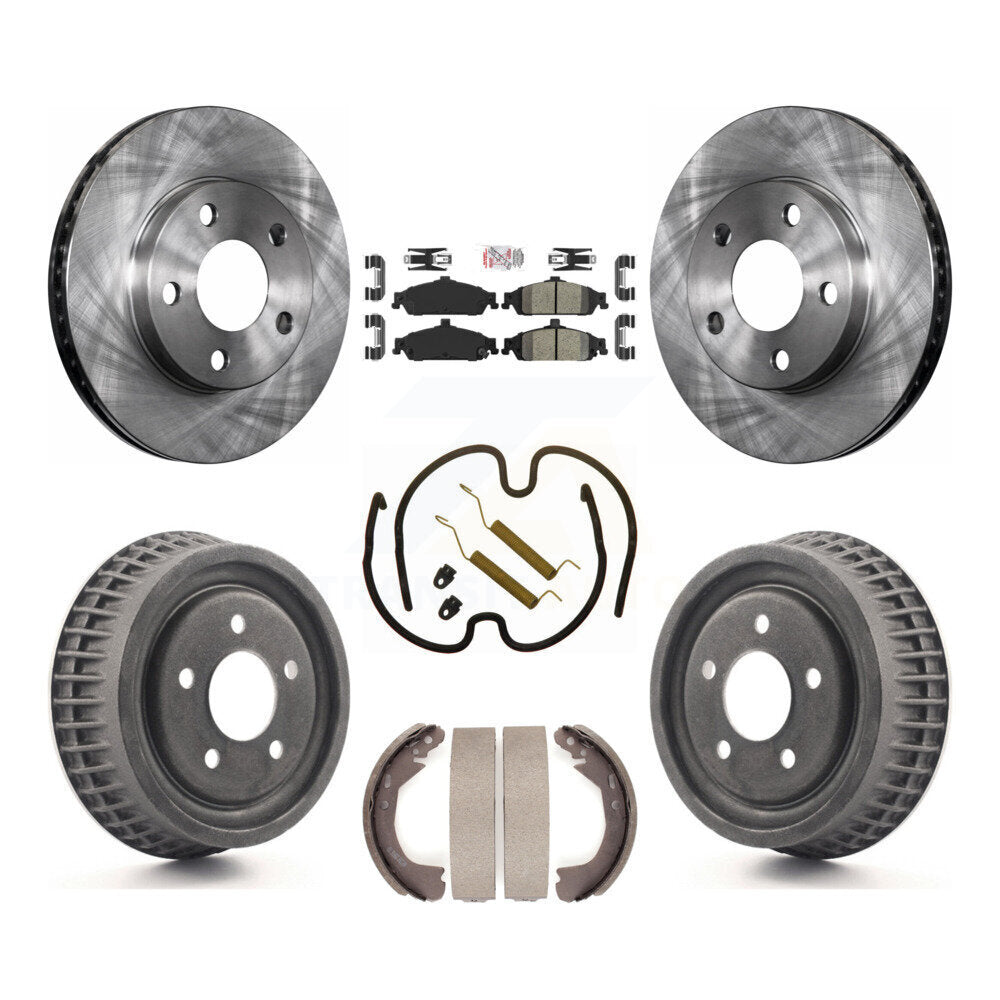 Kit de tambour à plaquettes en céramique pour Rotor de frein avant et arrière (7 pièces) pour Pontiac Grand Am Chevrole