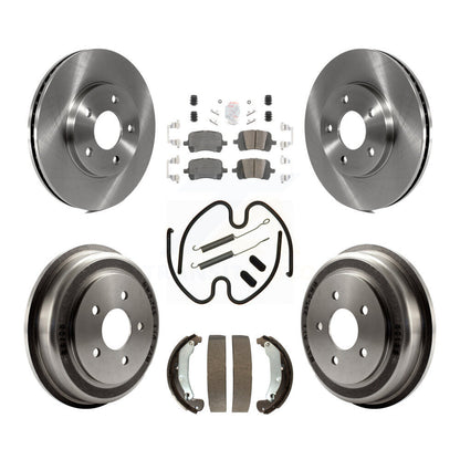 Rotors de frein à disque avant et arrière, plaquettes en céramique et Kit de tambour (7 pièces) pour Chevrolet HHR