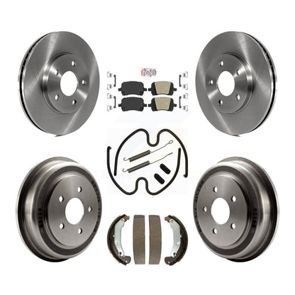 Rotors de frein à disque avant et arrière, plaquettes en céramique et Kit de tambour (7 pièces) pour Chevrolet HHR