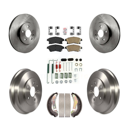 Kit de plaquettes et de tambour en céramique pour Rotor de frein avant et arrière (7 pièces) pour Chevrolet Sonic R 13-14