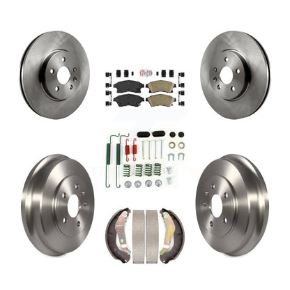 Kit de plaquettes et de tambour en céramique pour Rotor de frein avant et arrière (7 pièces) pour Chevrolet Sonic R 13-14
