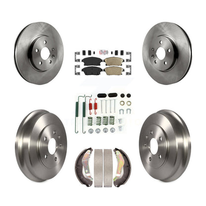 Rotors de frein à disque avant et arrière, plaquettes en céramique et Kit de tambour (7 pièces) pour Chevrolet Trax