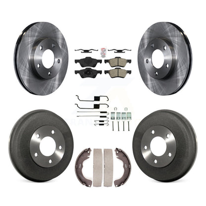 Kit de tambour à plaquettes semi-métalliques pour Rotor de frein à disque avant et arrière (7 pièces) pour Mercury Marine