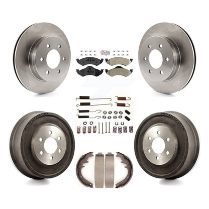 Kit de tambour à plaquettes semi-métalliques pour Rotor de frein avant et arrière (7 pièces) pour Dodge Dakota Durang