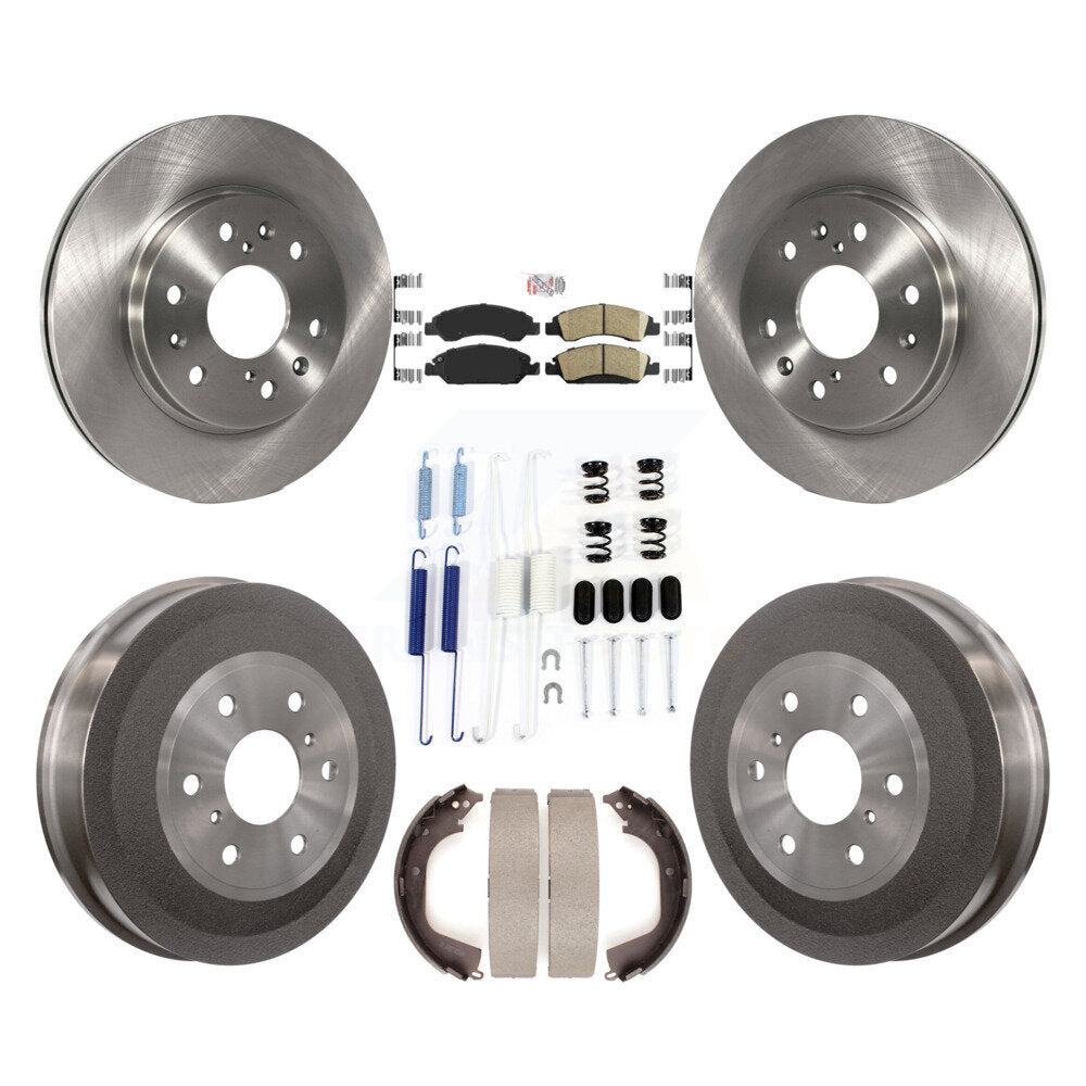 Kit de tambour de plaquettes en céramique de rotors de frein avant et arrière (7 pièces) pour GMC Sierra 1500 Chevrole