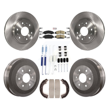 Kit de tambour de plaquettes en céramique de rotors de frein avant et arrière (7 pièces) pour GMC Sierra 1500 Chevrole