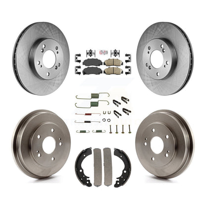 Kit de tambour à plaquettes en céramique pour Rotors de frein à disque avant et arrière (7 pièces) pour Honda CR-1997-2001