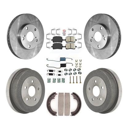 Kit de plaquettes et de tambour en céramique pour rotor de frein avant et arrière (7 pièces) pour Toyota Solara 2.2 99-01