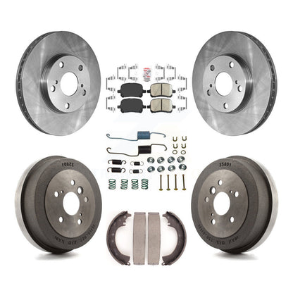 Kit de plaquettes et de tambour en céramique pour rotor de frein avant et arrière (7 pièces) pour Toyota Solara 2.4 02-03