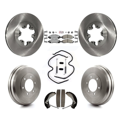 Kit de plaquettes et de tambour en céramique, Rotor de frein avant et arrière (7 pièces) pour Chevrolet Colorado GM