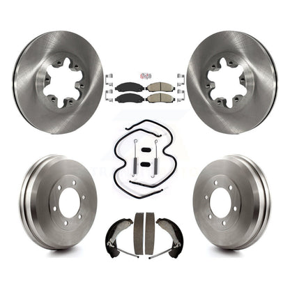 Kit de plaquettes et de tambour en céramique, Rotor de frein avant et arrière (7 pièces) pour Chevrolet Colorado GM