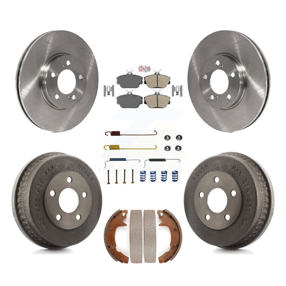Kit de tambour de plaquettes en céramique de Rotors de frein avant et arrière (7 pièces) pour Ford Taurus Mercury Sabl