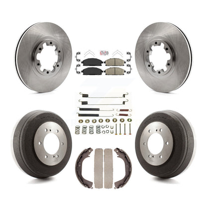 Kit de tambour de tampon en céramique de Rotor de frein avant et arrière (7 pièces) pour Nissan Pathfinder INFINIT