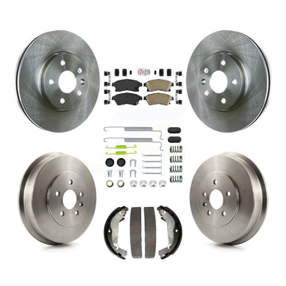 Rotors de frein avant et arrière, tampons en céramique et Kit de tambour (7 pièces) pour Chevrolet Cruze Limite